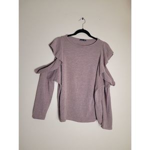 Zara Cold Shoulder Sweater
